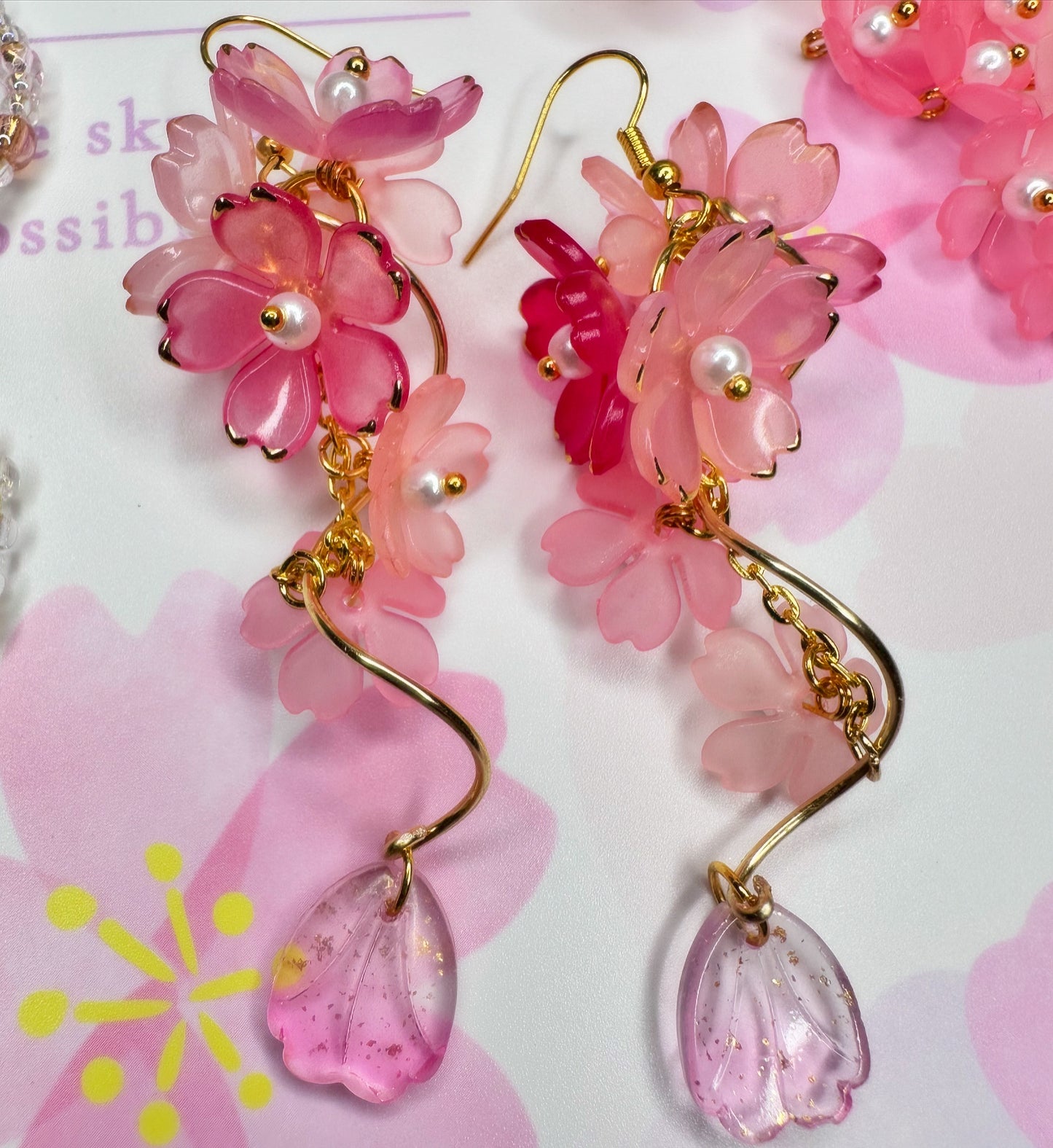 Spiraling Sakura Cluster