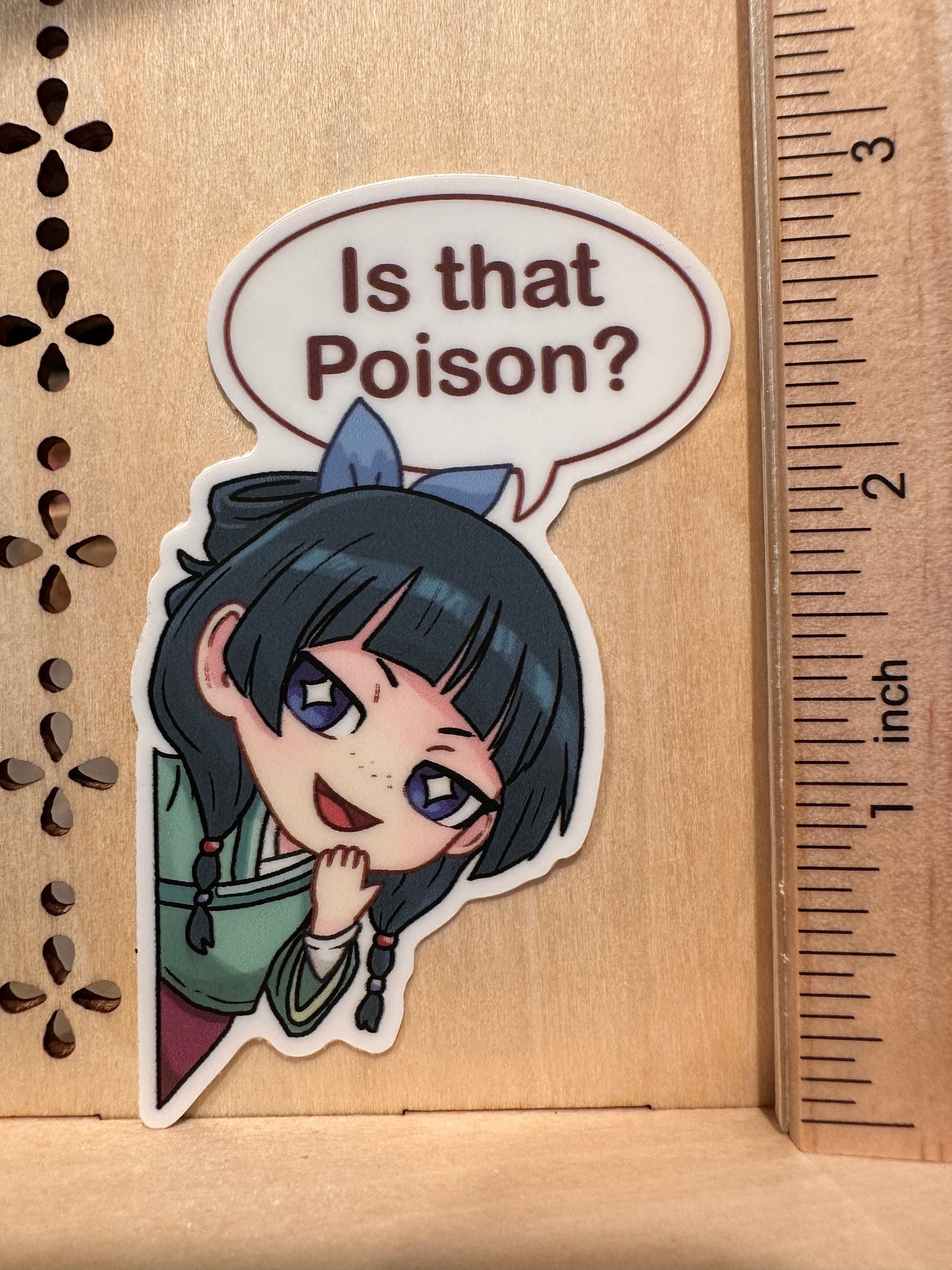 Maomao sticker - Apothecary Diaries (water, weather proof and dishwasher safe)