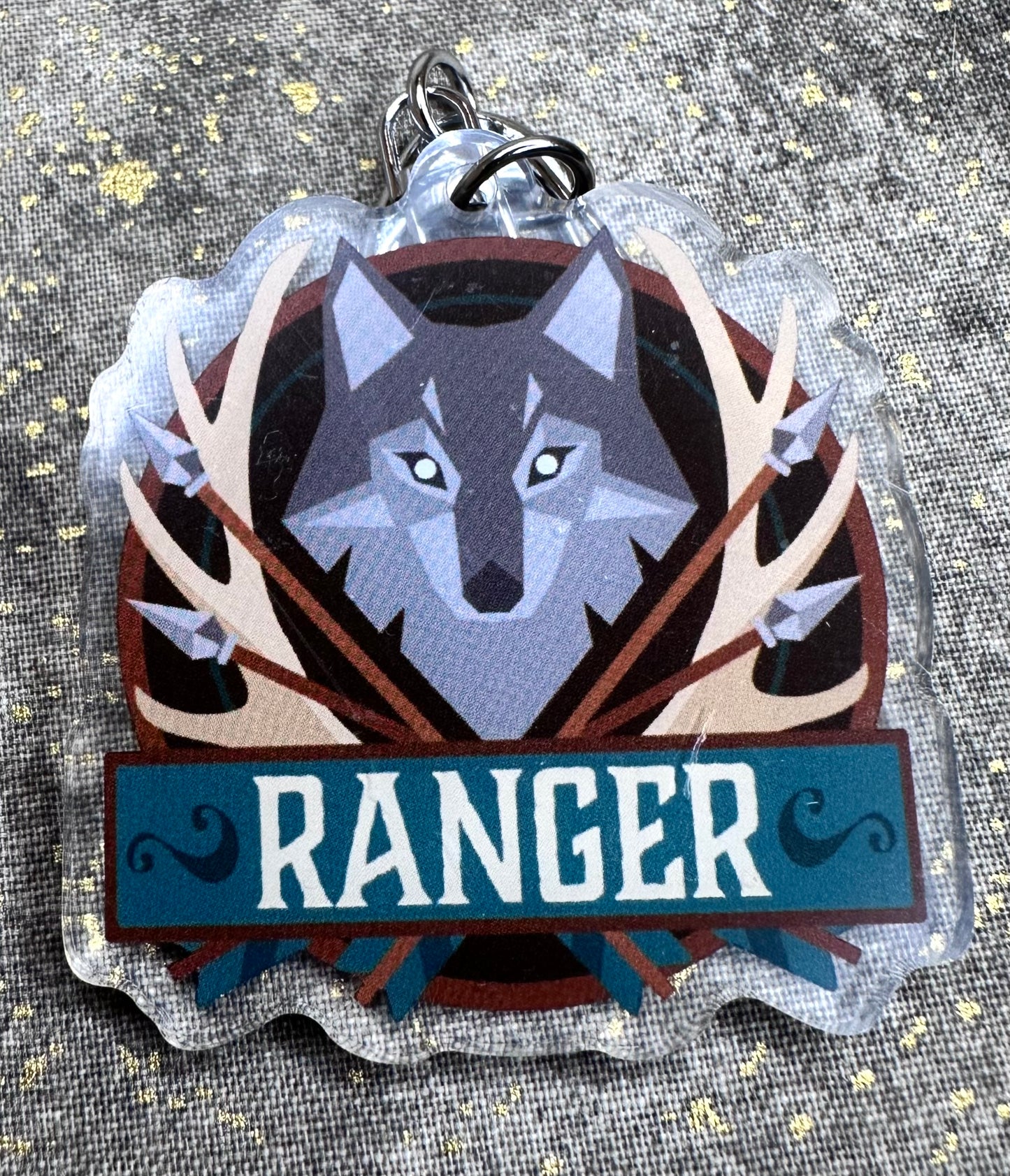 D&D RPG class keychain