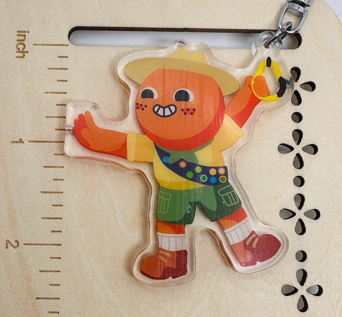 Peak magnetic keychain set