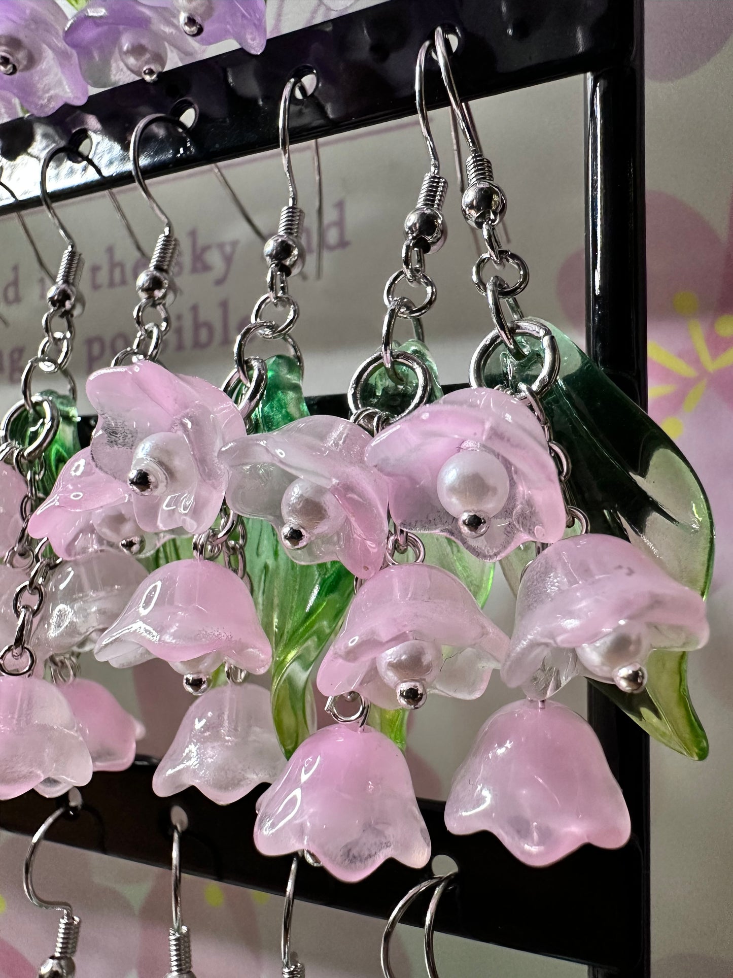 Dangling Bell Flowers Earrings