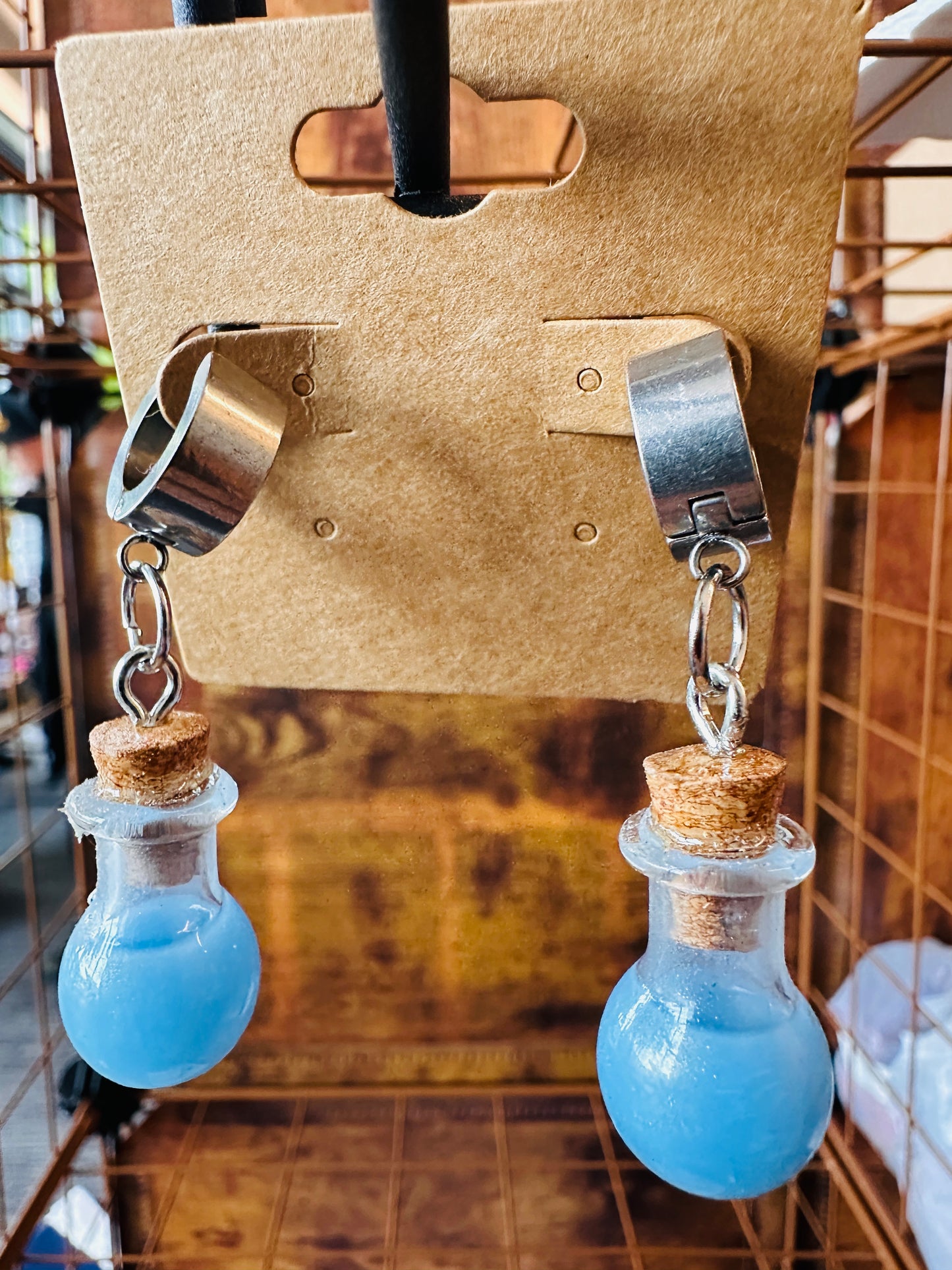 Color Changing Mana Potion Earrings