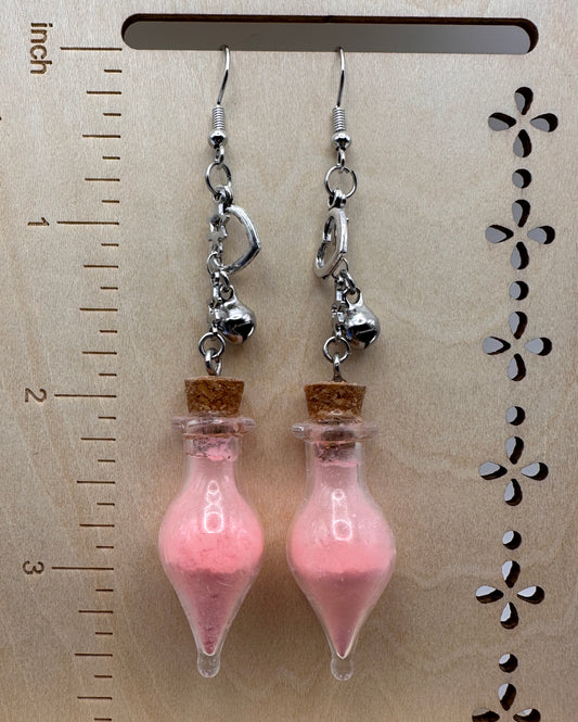 Pointed Health Potion Earrings