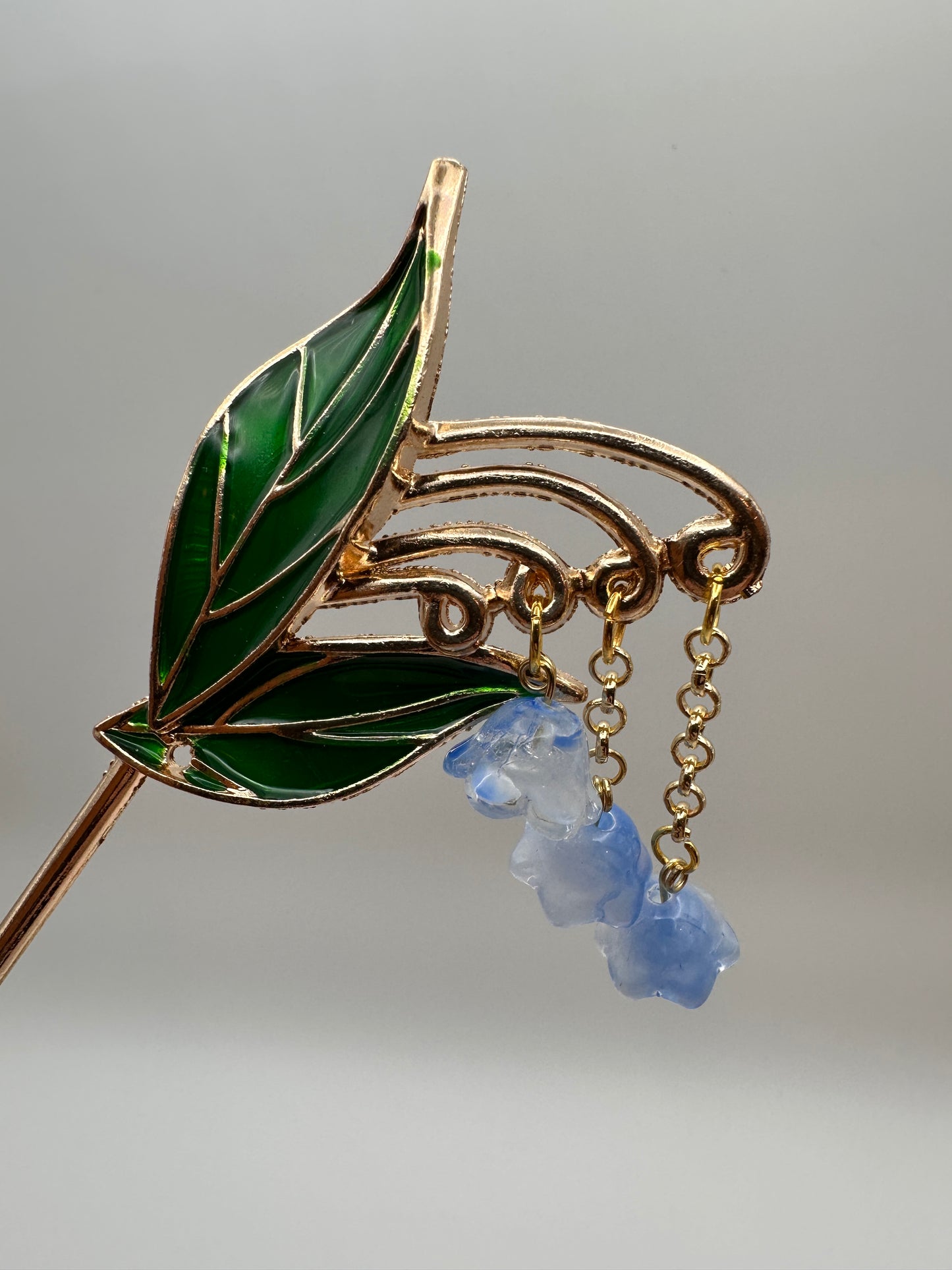 Lily of the Valley hairpin