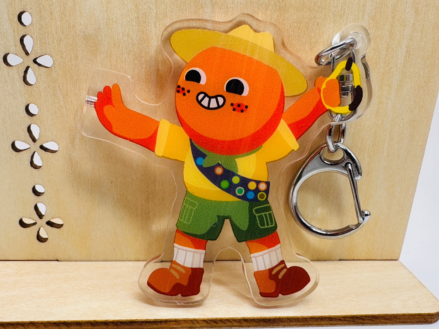 Peak magnetic keychain set
