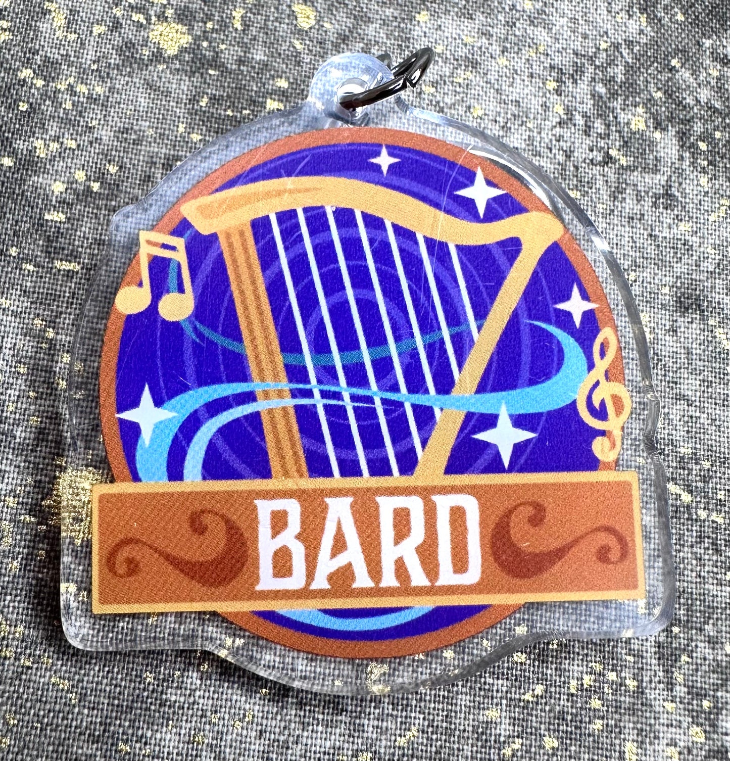 D&D RPG class keychain