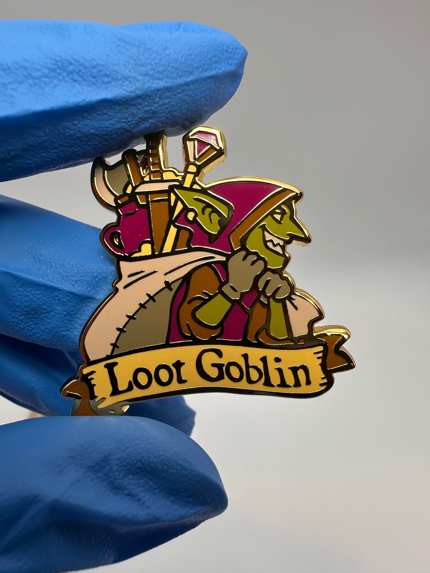 Loot Goblin Lapel Pin