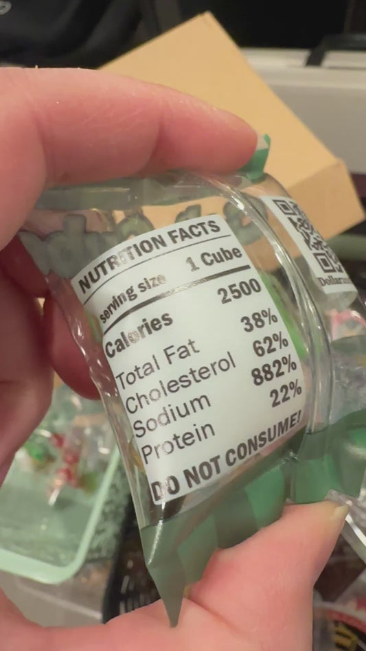 DnD theme fake candy keychain